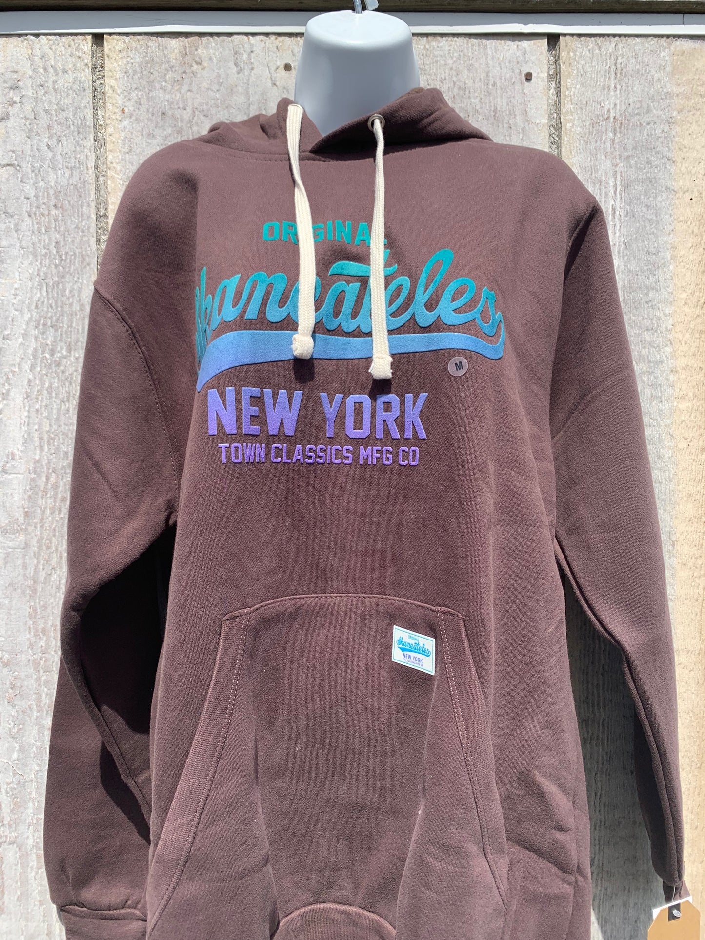 Chocolate Brown Skaneateles Hooded Sweatshirt