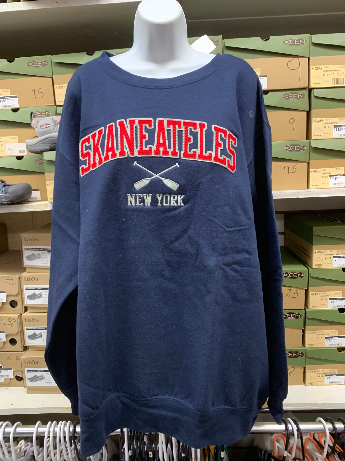 Skaneateles New York Crossed Oars Crew Sweatshirt
