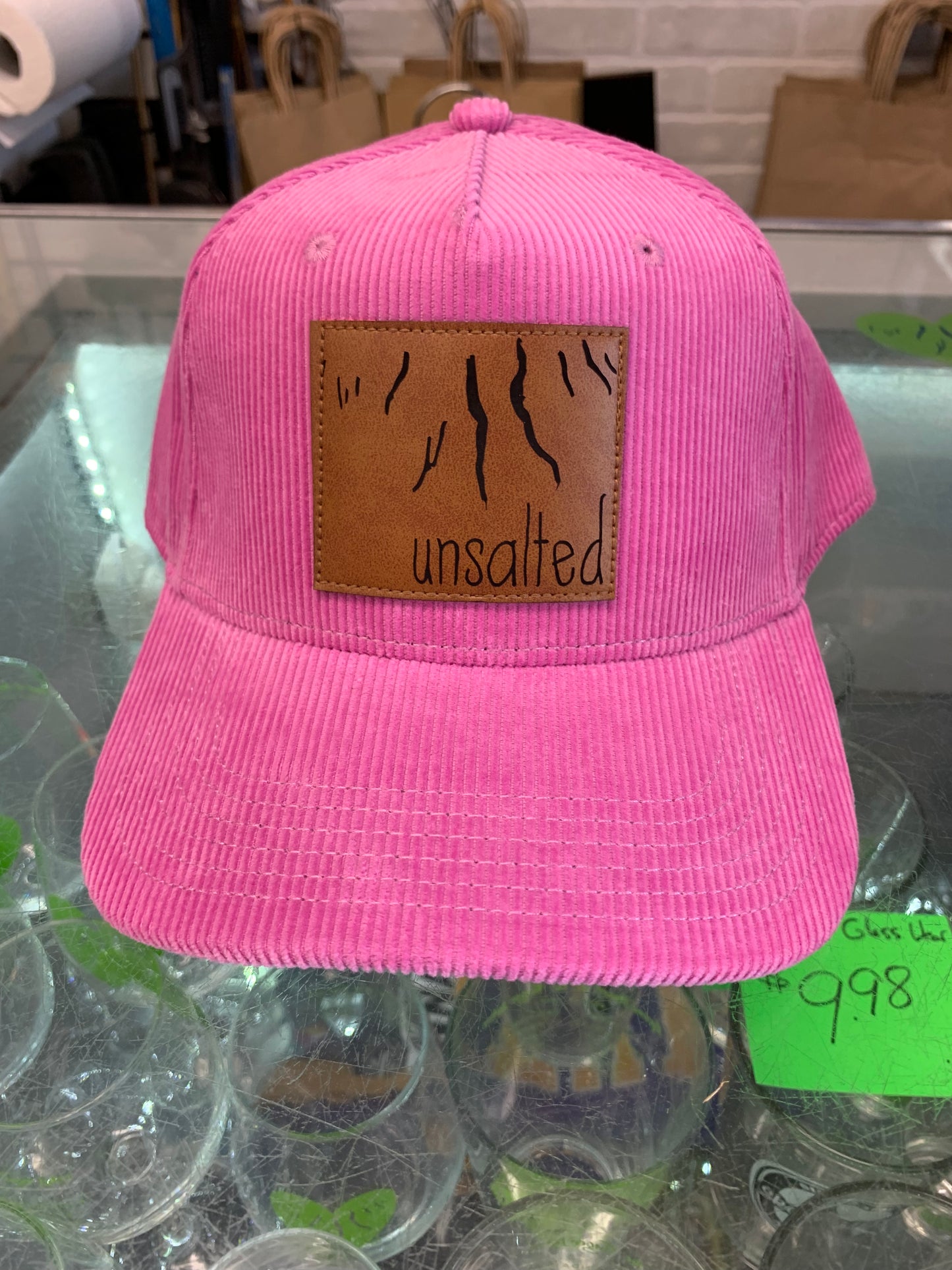 Unsalted corduroy SnapBack hat