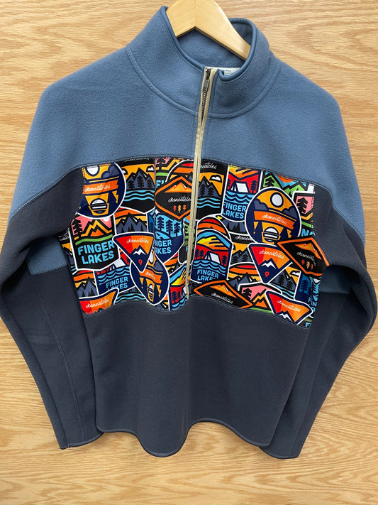 Trek Polar Fleece Half Zip Patch Front