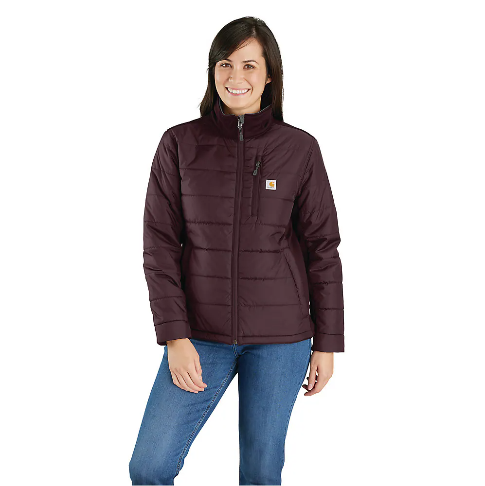 Carhartt Women's Lightweight Puffer Jacket - Relaxed Fit - Insulated - 2 Warmer Rating