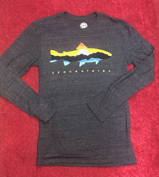 Skaneateles Mountain Trout Long Sleeve - Blue