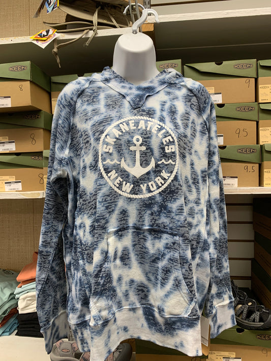 Skaneateles Blue Tie-Dyed Hoodie