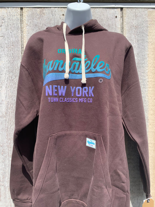 Chocolate Brown Skaneateles Hooded Sweatshirt