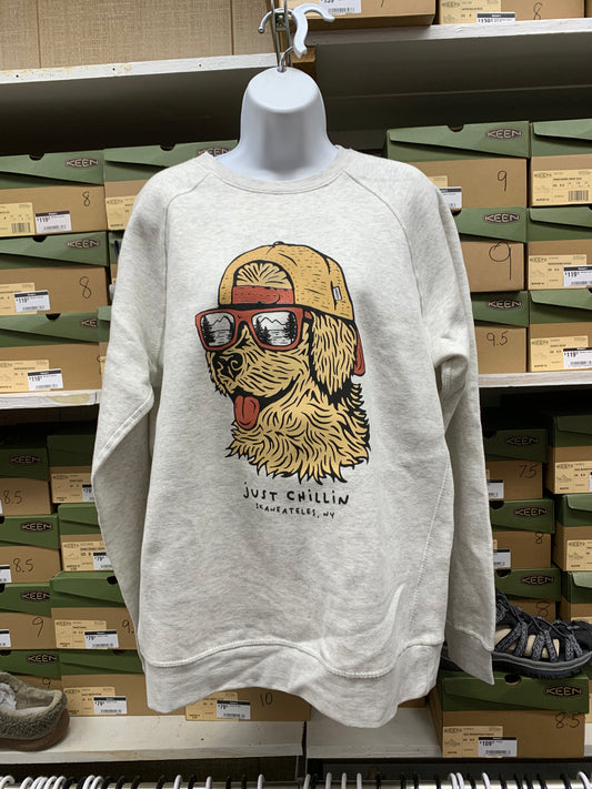 Just chillin crewneck sweatshirt