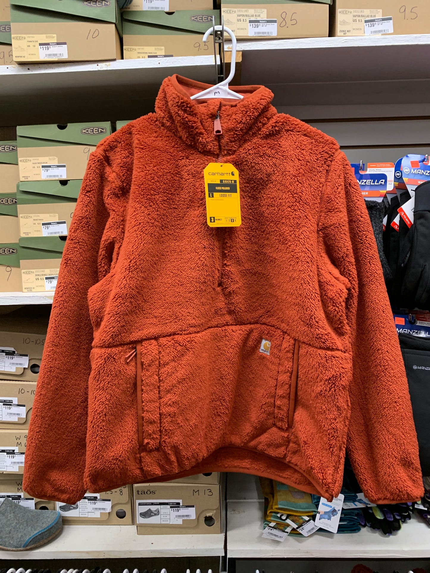 CARHARTT WOMEN'S LOOSE FIT FLEECE PULLOVER - 3 WARMEST RATING