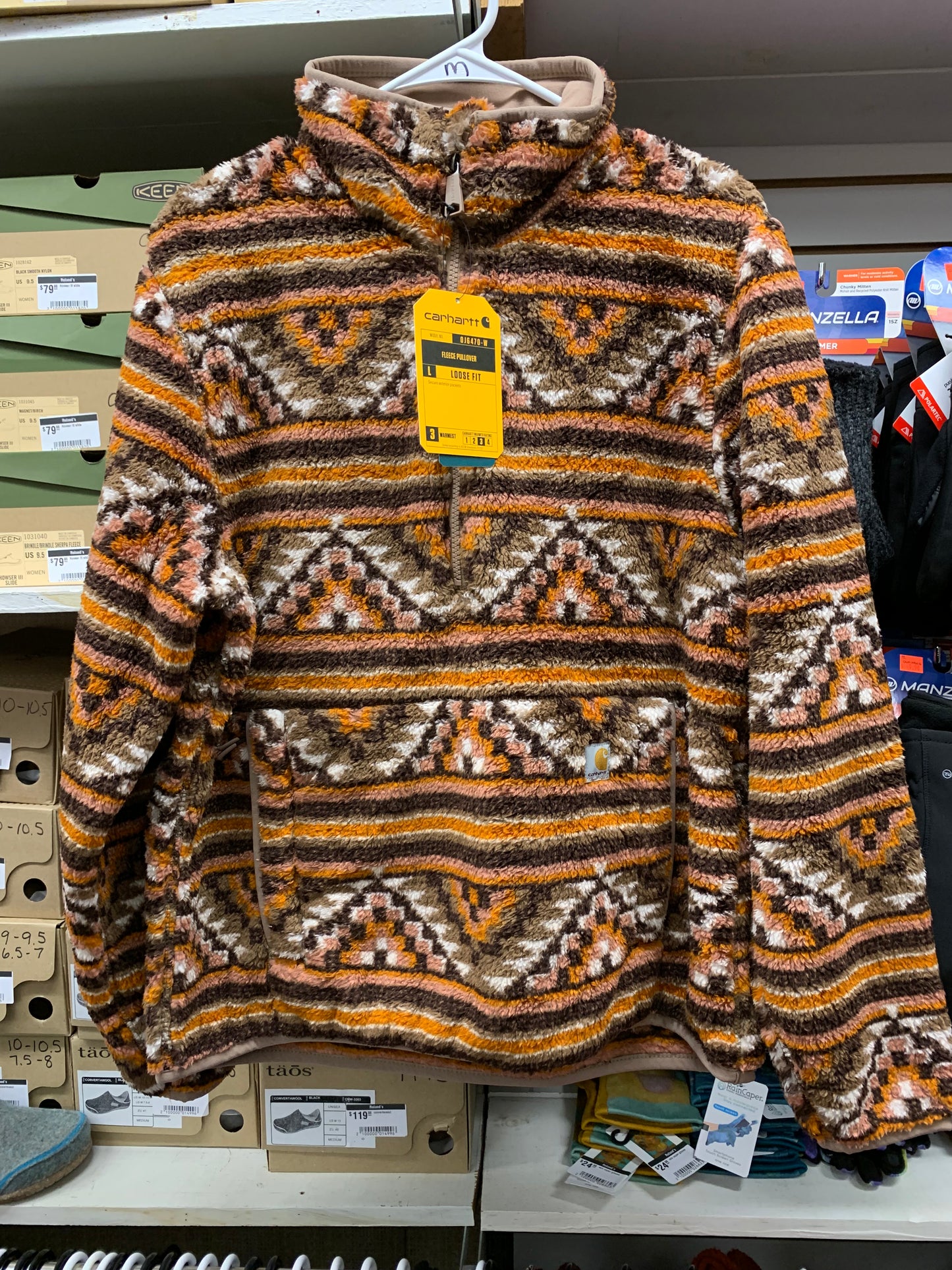 CARHARTT WOMEN'S LOOSE FIT FLEECE PULLOVER - 3 WARMEST RATING