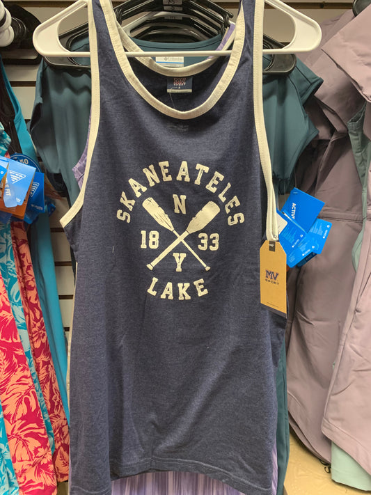 Skaneateles Crossed Oar Tank Top