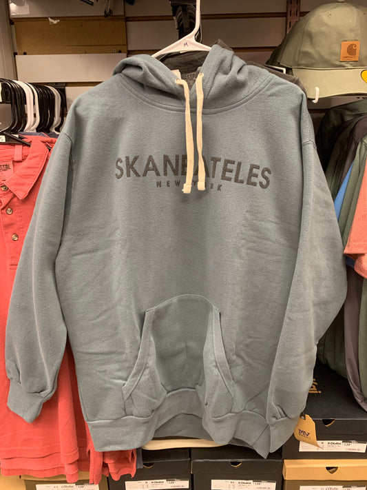 Skaneateles Pullover Hooded Sweatshirt - Front & Back - Men's