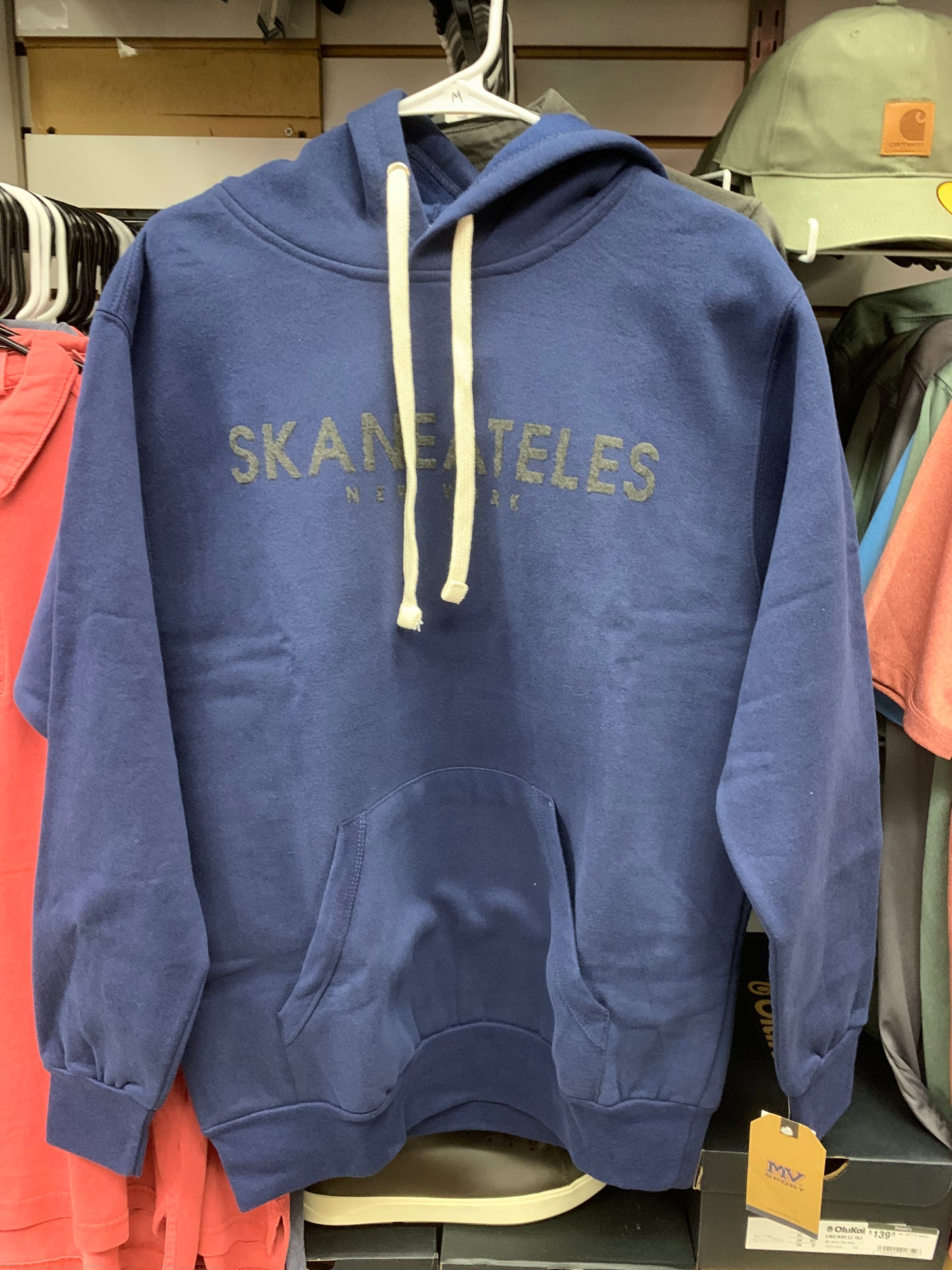 Skaneateles Pullover Hooded Sweatshirt - Front & Back - Men's