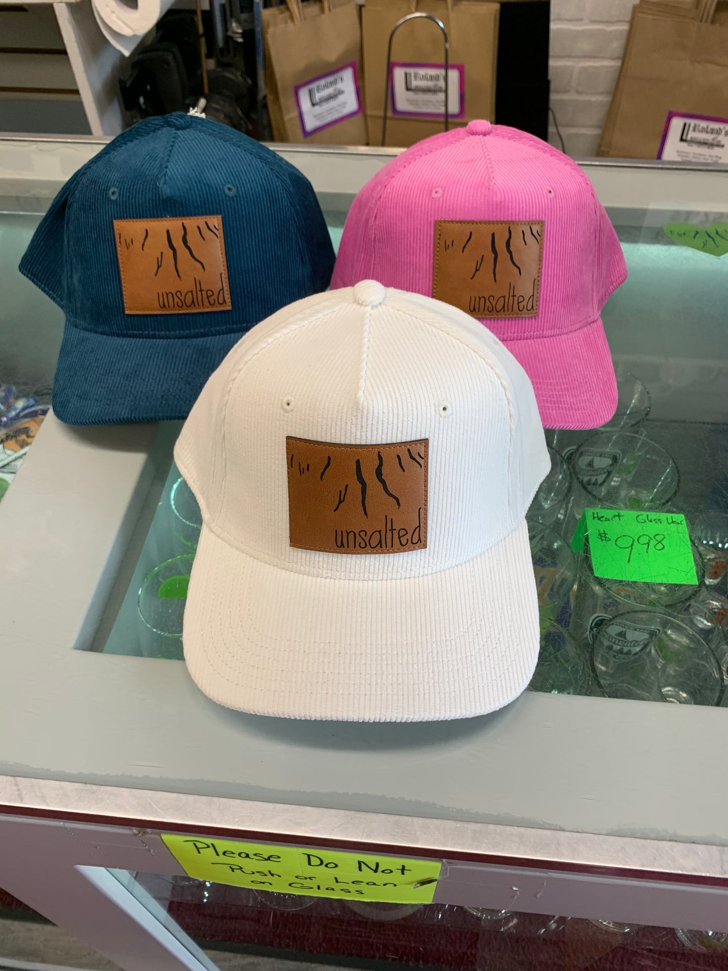 Unsalted corduroy SnapBack hat