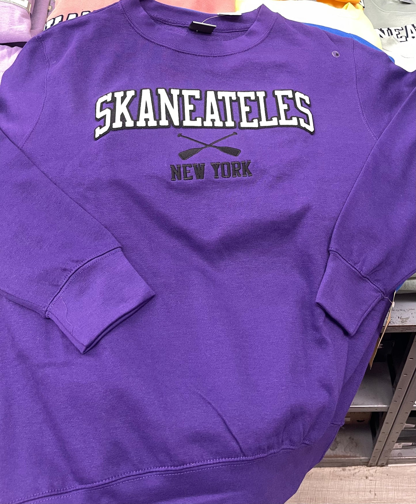 Skaneateles New York Crossed Oars Crew Sweatshirt