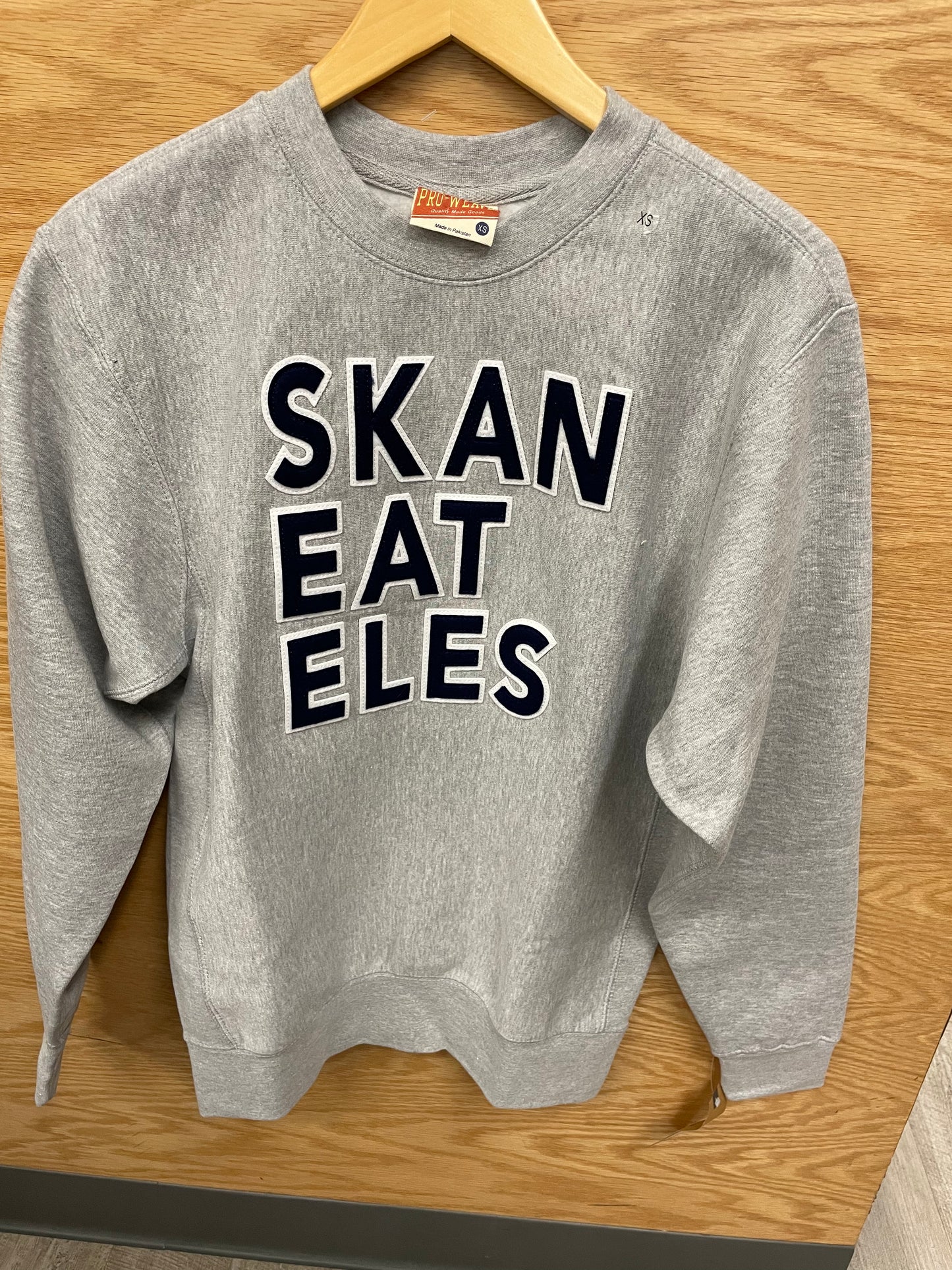 Skan eat eles crew neck sweatshirt