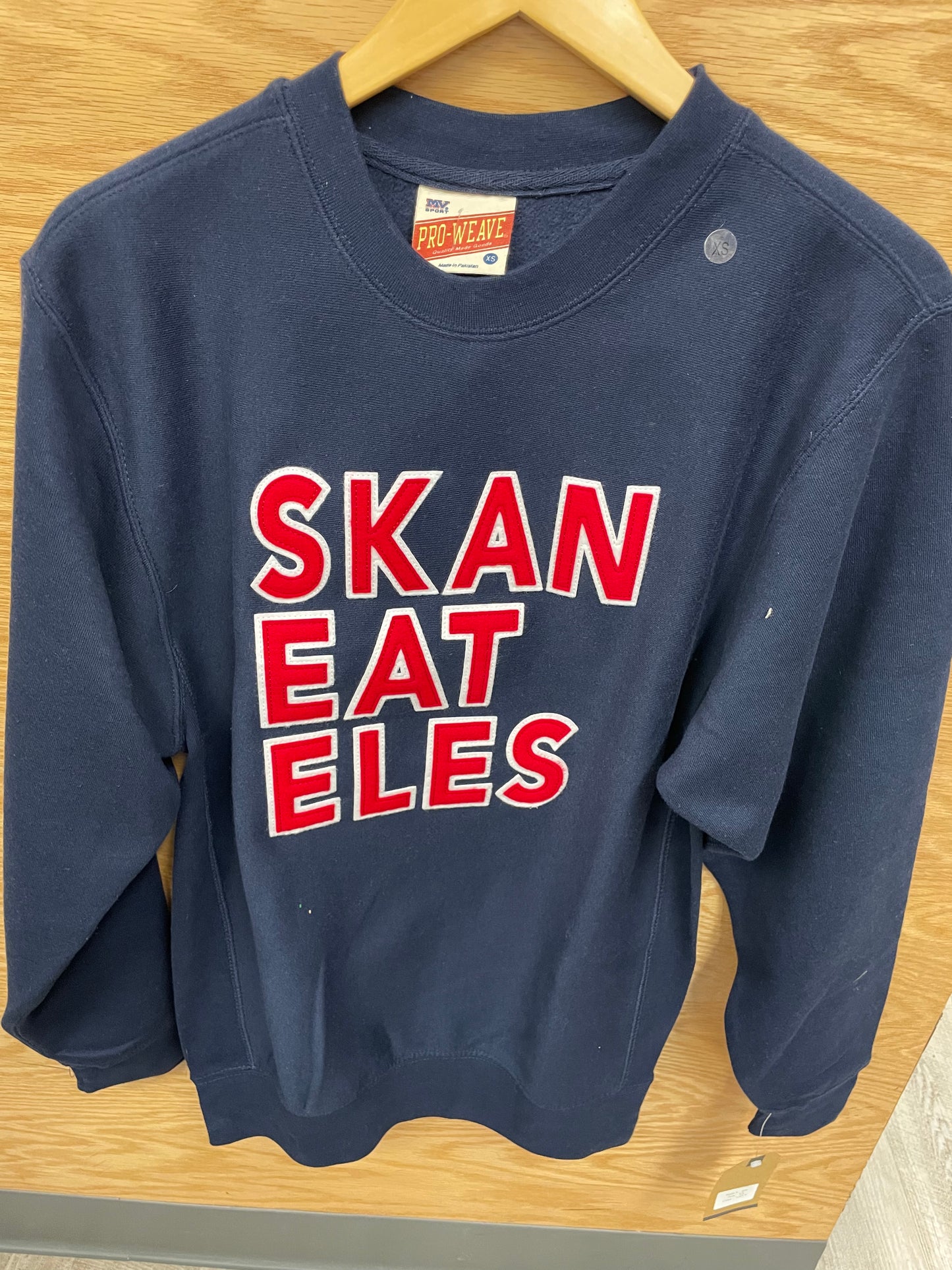 Skan eat eles crew neck sweatshirt