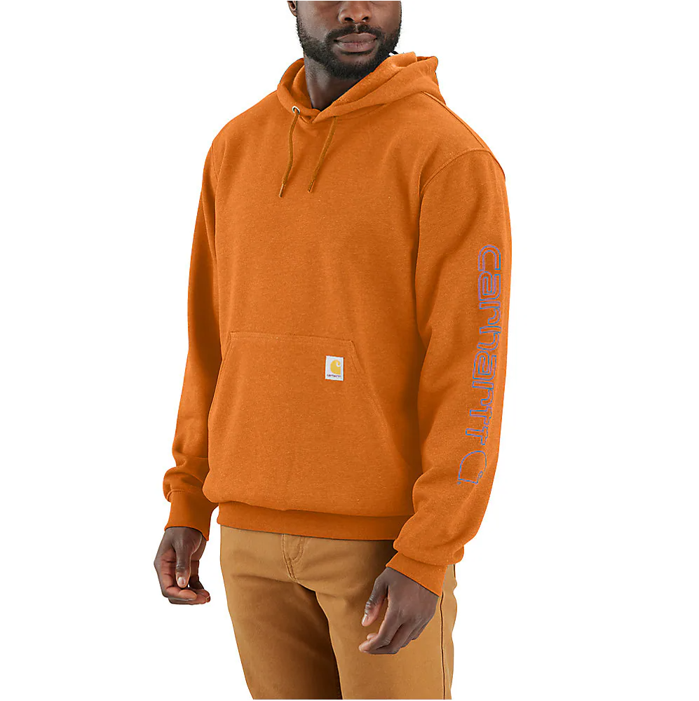 Carhartt Loose Fit Midweight Logo Sleeve Graphic Hoodie