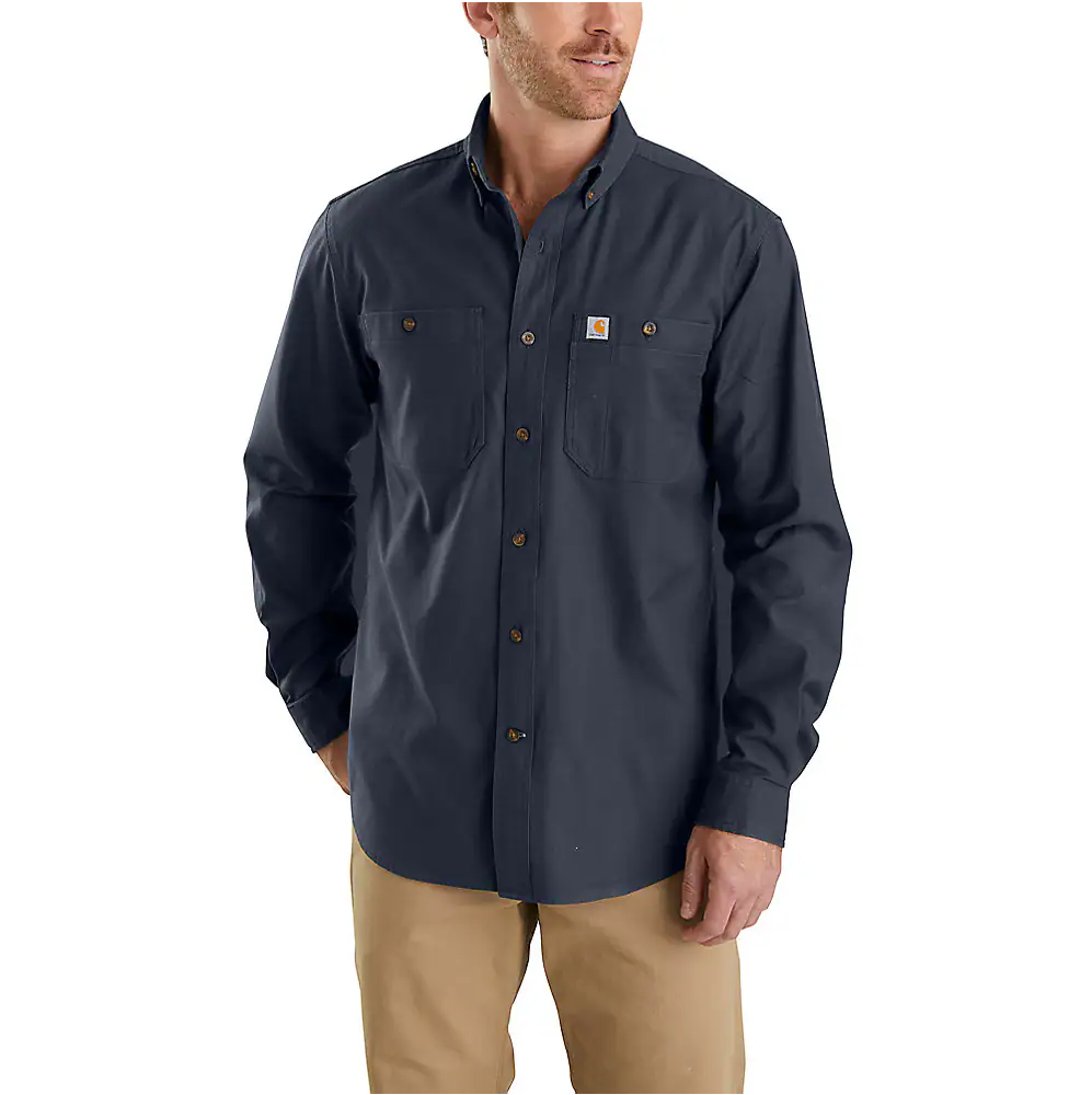 Carhartt Rugged Flex® Relaxed Fit Midweight Canvas Long-Sleeve Shirt