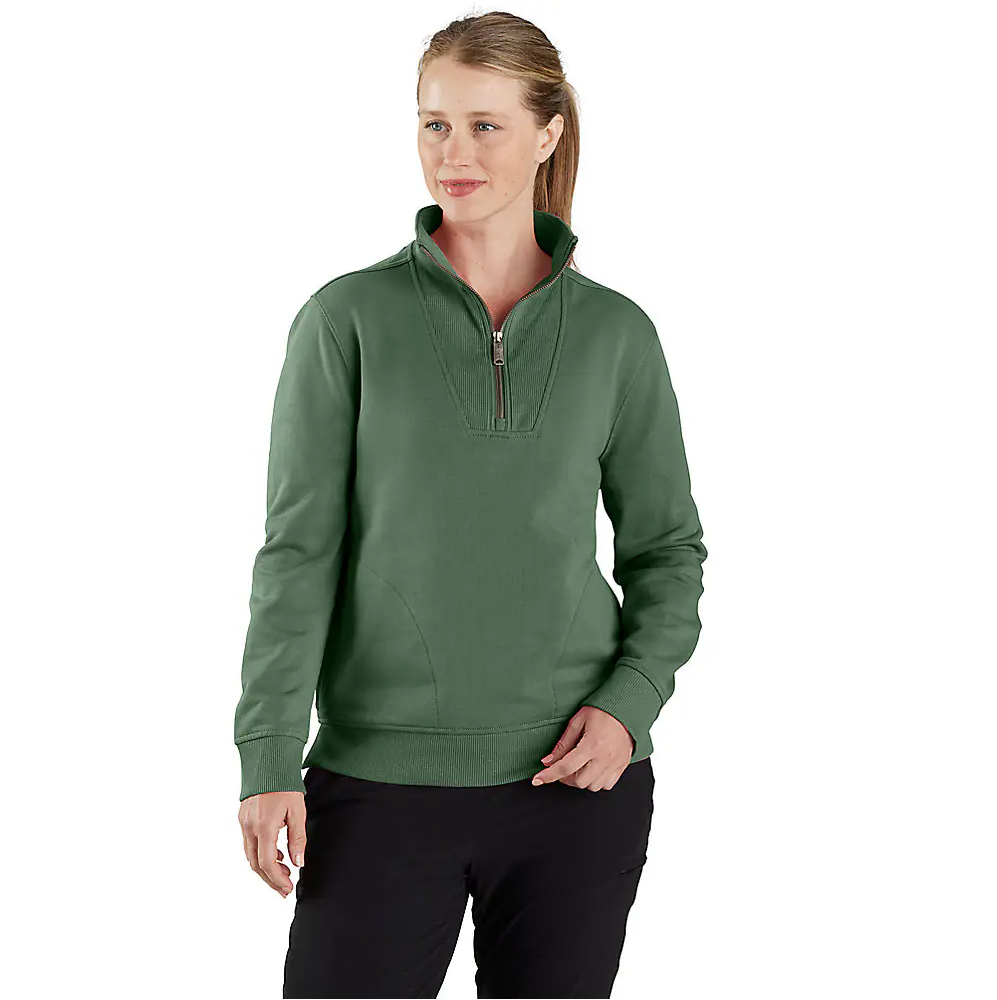 Carhartt Women's TENCEL™ Fiber Series Relaxed Fit Half-Zip Sweatshirt