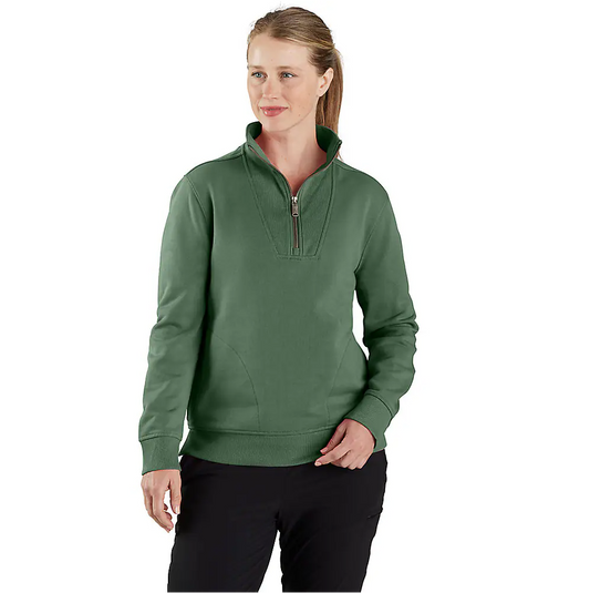 Carhartt Women's TENCEL™ Fiber Series Relaxed Fit Half-Zip Sweatshirt