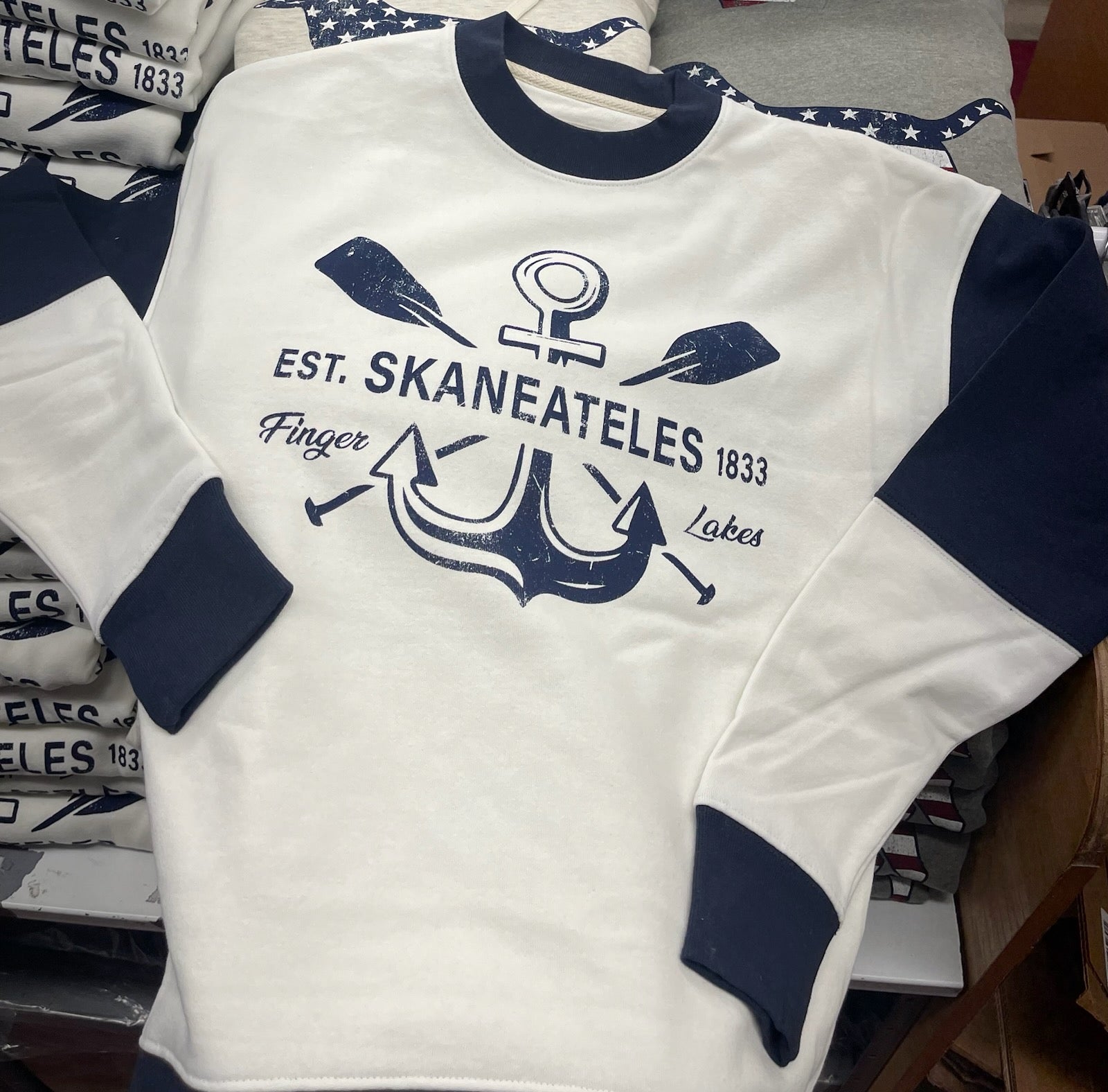 Skaneateles EST 1833 Crew Sweatshirt