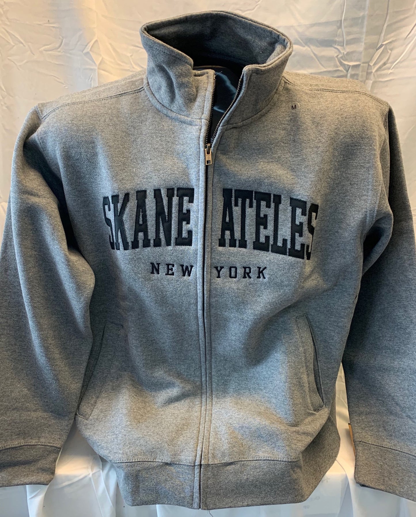 Skaneateles Full Zip No Hood Sweatshirt - Grey